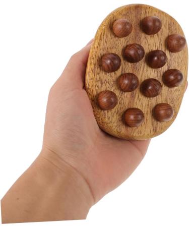 Beavorty Wooden Massage Brush Set - Multi-Purpose Body & Scalp Massager Travel Comb & Decorative Hair Tool - Buy Online on GoSupps.com