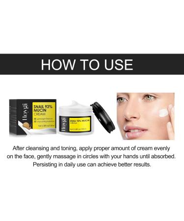 Snail Mucin Moisturiser Snail Cream Snail Mucin Cream with Hydrolyzed Collagen and Snail Filtrate Extract Anti Aging Face Cream for Hydrating Anti Wrinkles - Smooth Fine Lines - Anti Aging - Buy Online on GoSupps.com