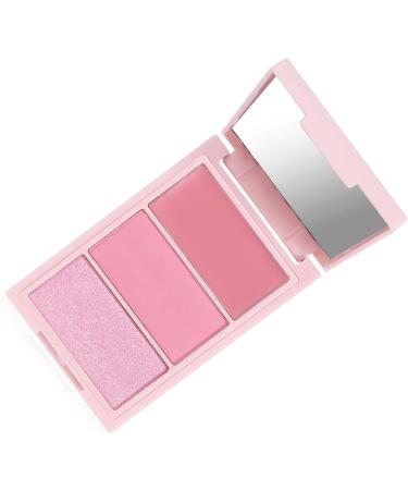 nuanzhiyuan 3 Colors Cream Powder Blush Palette for Women Natural Makeup for Various Occasions - Buy Online on GoSupps.com