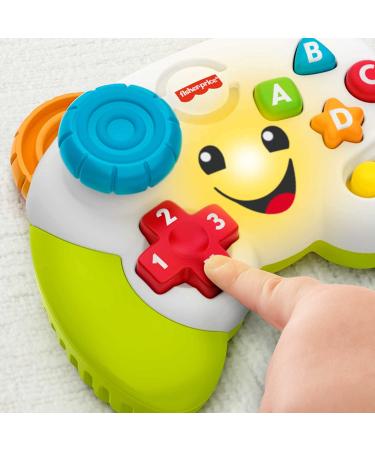 Fisher-Price Pretend Video Game Controller Baby Toy | Music, Lights & Learning Songs | Fine Motor Skills Development - Buy Online on GoSupps.com