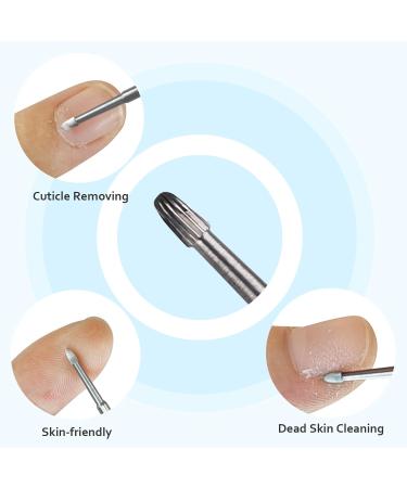 Shop CGBE 3/32 Inch Nail Miller Attachments - Wolframcarbid Drill Bits for Nail & Foot Care | Remove Dead Skin & More - Buy Online on GoSupps.com