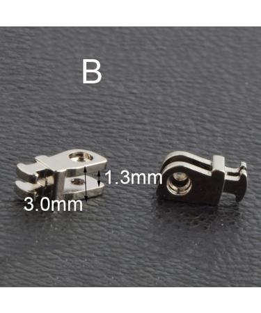 50 Pairs Two Ring Single Hinge Replacement for Acetate Eyeglasses - Durable Hinge Repair Parts (MODEL B) - International Shipping Available - Buy Online on GoSupps.com