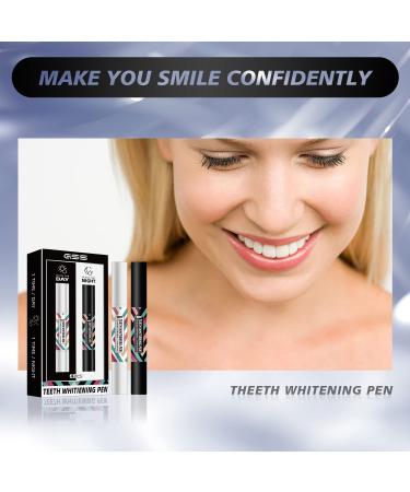 Teeth Whitening Pen Gel Kit - Enamel Safe, No Sensitivity Formula for Up to 5 Shades Whiter Teeth in 2 Weeks! Easy & Effective Teeth Whitener for Home or Travel - Buy Online on GoSupps.com
