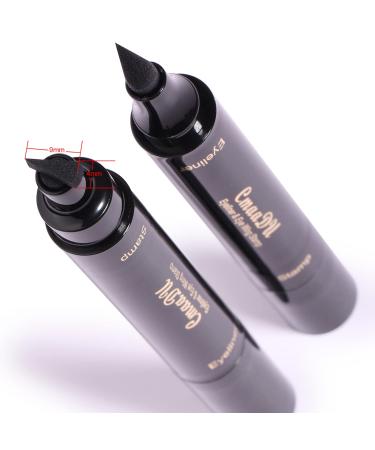 FAEYLI 2 in 1 Professional Makeup Black Waterproof Liquid Eyeliner Stamp - Buy Online on GoSupps.com