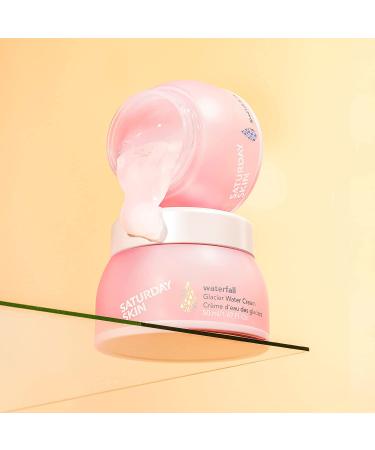 Saturday Skin Water Cream Mini: Vegan Oil-Free Gel Moisturizer with Alaska Glacier Water for Day & Night | Korean Skincare Soothes, Hydrates, and Reduces Wrinkles - Buy Online on GoSupps.com