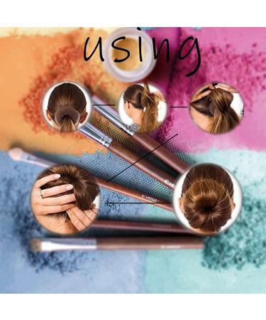 Mini Hair Bun Maker for Kids - 6 PCS Chignon Donut Sock Bun Form for Girls - Small Size 2.4 Inch Dark Brown - Ideal for Short and Thin Hair - Buy Online on GoSupps.com