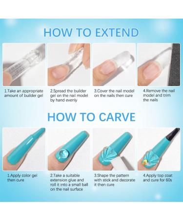 Supwee Solid Sculpture Builder Gel - Clear Non-Stick Hand Nail Extension Gel 14g - Nail Strengthening & Decoration - Soak Off UV Gel - Buy Online on GoSupps.com