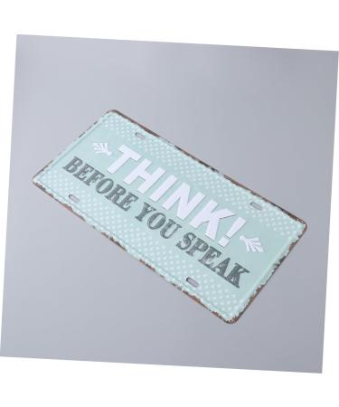 Ciieeo Metal Signs License Plate Decorations European and American - Buy Online on GoSupps.com