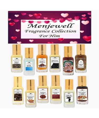 Men..jewell Men Attar Gift Pack Of 12| Attar Liquid Combo| Floral Attar| Attar Gift Pack For Him| Gift For Him (Floral Citrus Woody Fragrance) 36Ml (12 * 3Ml) - Buy Online on GoSupps.com