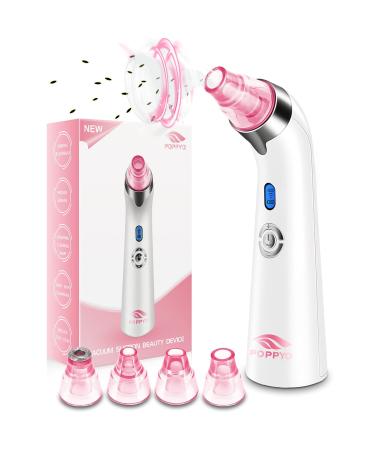 Blackhead Remover Pore Vacuum Electric Blackhead Vacuum Cleaner Blackhead Extractor Tool Device Comedo Removal Suction Beauty Device for Women(Pink)