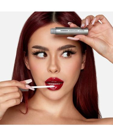 Wonderskin Wonder Blading Lip Stain Masque - Long-Lasting Waterproof Red Lip Tint - Transfer-Proof Lip Makeup (Hayley Masque) - Stain & Go - Buy Online on GoSupps.com