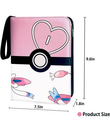 Trading Card Binder 4-Pocket for TCG Cards - 440 Pockets Collection Case with 55 Removable Sleeves - Pink Card Holder for Kids - Toy Gift for Trading Card Games - Buy Online on GoSupps.com