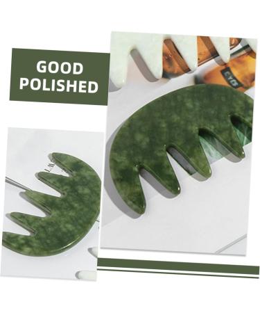 Collbath Jade Massage Comb | Handcrafted Tool for Scalp & Body Massage | Effective & Reliable Creative Massage Comb - Buy Online on GoSupps.com