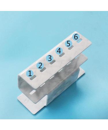 Fenteer 6 Hole Eyelash Tweezers Display Stand | Marble Acrylic Storage Organizer for Beauty Essentials - International Shipping Available - Buy Online on GoSupps.com