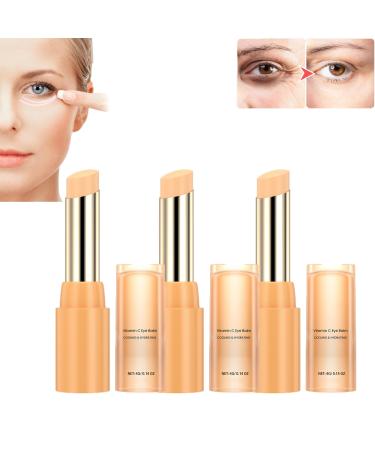 Vitamin C Eye Cream, Eye Cream for Dark Circles and Puffiness, Retinol Eye Cream, Moisturizing Eye Cream, Fine Lines Reduction (3pcs)