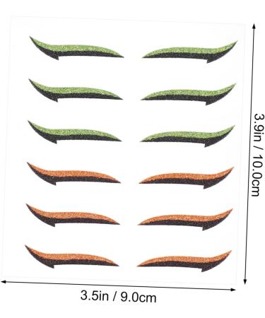 Mipcase 18 Pairs Anti Sweat Eyeliner Eyeshadow Instant Eyeliner Stickers Eye Line Strip Sticker Water Proof - Buy Online on GoSupps.com