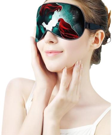 Prince and Woman Sleep Eye Masks - Elastic Strap for Women Men Travel Nap - Buy Online on GoSupps.com