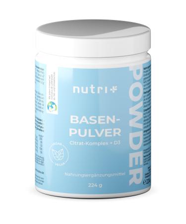 Base powder to take on a citrate -based - vegan high -dose lactose -free - with vitamin D3 zinc and potassium - 224 g acid base powder without sugar sodium and additives