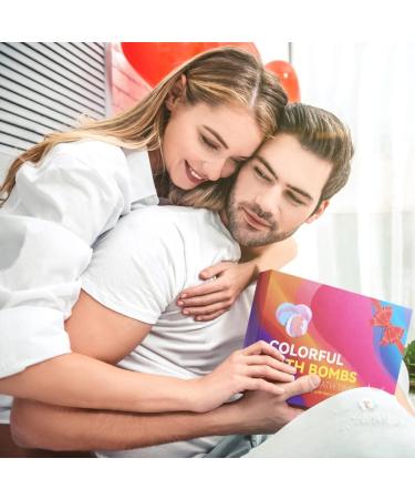 Bath Bombs Gift Set - 12 Aromatherapy Bath Bombs for Women | Relaxing and Pampering Gift for Girlfriends, Wife, Sister, Friends - Buy Online on GoSupps.com