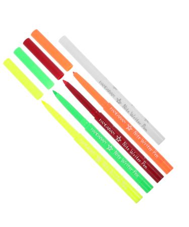 Beatifufu 5pcs Halloween Paint Pen Eye Liner Fluorescence Eyeliner Pen Eyeliner Pencil Stamp Eyeliner Plastic