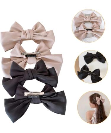 Beavorty 4 Pairs bow hairpin girls barrette party hair clip baby hair bows hair bows for women toddler hair clips bow alligator clips hair bow Bowknot headgear wedding Miss fabric - Buy Online on GoSupps.com