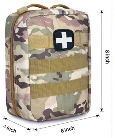 EMT First Aid Pouch | Tactical MOLLE Utility IFAK Medical Kit - Buy Online on GoSupps.com