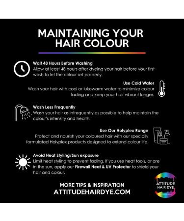  Attitude Holland Attitude Hair Dye | Vegan and cruelty-free semi-permanent hair dye with conditioner | Vibrant hair color for all hair types | Locally Produced | Color conditioner | Free UV Green | 135 ml - Buy Online on GoSupps.com