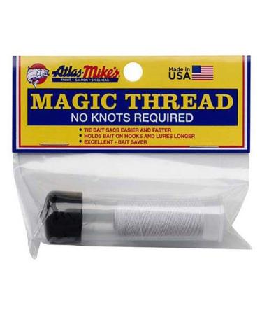 Atlas Mike's 66031 Magic Thread with Dispenser, White, 1 Spool/Dispenser