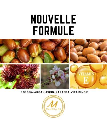 MASSALIYA Beard Oil - Premium French Argan & Jojoba Oil for Hair & Skin Care | Alcohol-Free Moisturizer & Protector - Unique AMBRE ROUGE Scent - Buy Online on GoSupps.com