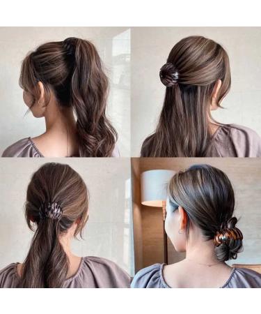 3Pcs Vintage Geometric Birds Nest Hair Clips - Retractable Hair Claw Clamps for Women & Girls - Buy Online on GoSupps.com