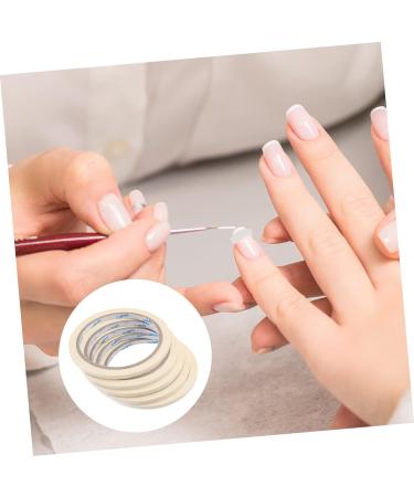 WOFASHPURET 5pcs Professional Masking Tape Line Nail Diy Nail Tip Tape Nail Tool Nail Striping Tape Manicure Tape Salon Nail Tape Nail Glue Tape Nail Tips Tape Stripe Tape Decorate Stripping - Buy Online on GoSupps.com