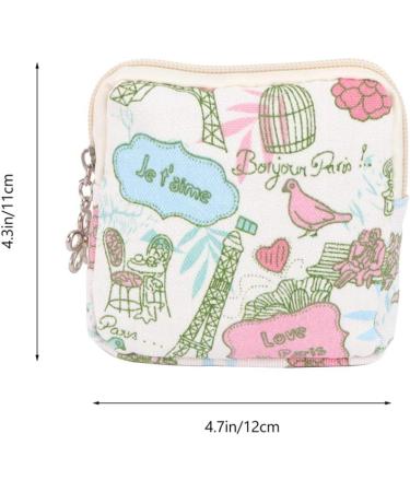 Healifty Zipper Wallet Sanitary Napkin Storage Bag - 2 Pack First Period Gifts for Girls | Period Bag with Zipper for Sanitary Napkins & Tampons | Collect Bags for Women & Girls - Buy Online on GoSupps.com