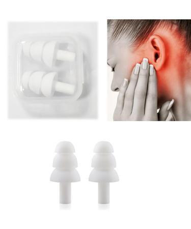 Ear Acupoint Massage Pulse Device Tinnitus Relief for Ringing Ears Acupeace Tinnitus Relief Device Tinnitus Ear Cuff Set Stop Ear Ringing (1 Pair)