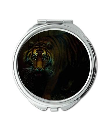 Mirror makeup mirror aggressive disposition angry animal pocket mirror portable mirror