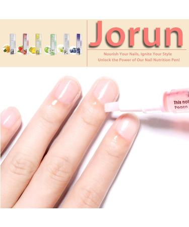 6PCS Cuticle Oil Pen With Soft Brush Natural Ingredients Cuticle Oil for Nails Mix Flavors Cuticle Oil Prevent Nail Cracking Nail Oil Treatment for Damaged Nails Set of 6 - Buy Online on GoSupps.com