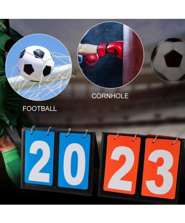 Portable Table Top Multi Sports Scoreboard Flipper - Basketball Football Soccer Tennis Badminton Score Keeper - Style 2 - Buy Online on GoSupps.com