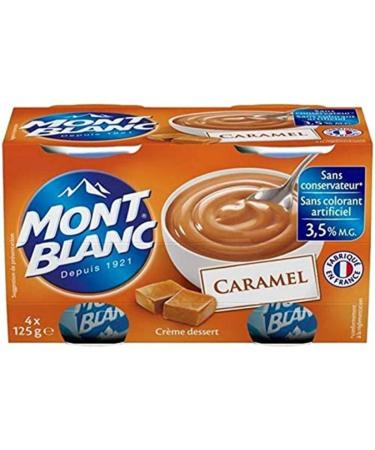 Mont Blanc Caramel Dessert Cream 4 x 125g