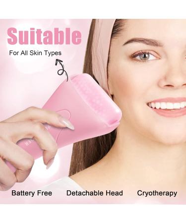 Buy Ice Roller for Face & Eye | Pink Facial Massager for Puffiness & Migraine Relief - Best Skin Care Tool Online - Buy Online on GoSupps.com