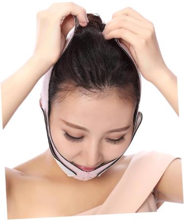 FRCOLOR 1pc chin straps chinstrap pink lifting V line slimming belt slim strap v V thin thin strap neck - Buy Online on GoSupps.com