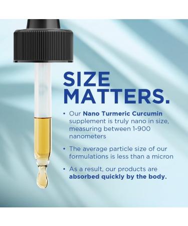 NANO TURMERIC CURCUMIN | Highly Bioavailable Nano Particles | Rapid Absorption | Organic Vegan Non-GMO Curcuma Longa | Supports Joints Digestive Liver & Heart Health | Easy to use 30 ml per bottle. - Buy Online on GoSupps.com