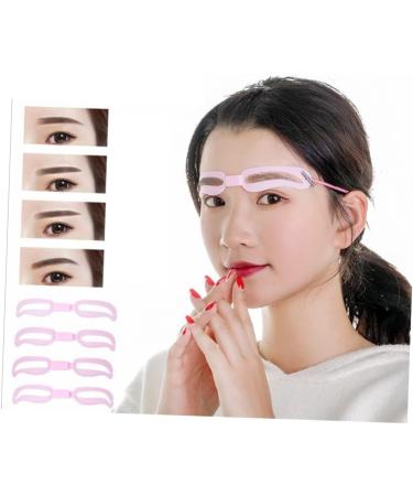 MAGICLULU 15 Sets Eyebrow Card Eyebrow Pattern Eyelash Kit Beard Template for Men Modeling Auxiliary Pink Miss 15x2cmx3pcs Pinkx3pcs - Buy Online on GoSupps.com
