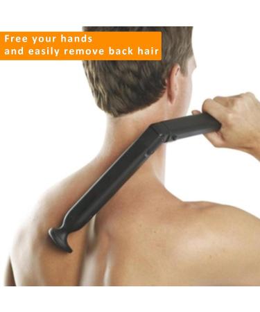 FERRISA Back Shaver for Men - Electric Body Grooming with 2 Flex Heads Facial Razor & 10 Blades | International Shipping Available - Buy Online on GoSupps.com