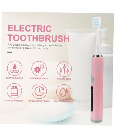 Mobestech Electric Kids Toothbrush - Soft Bristle Cleaning Brush Set for Kids | Rechargeable Pink Toothbrush for Personal Care - Buy Online on GoSupps.com