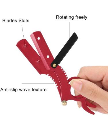 Buy SunshineFace Vintage Razor Blade Cover | Traditional Beard-Razor Replacement Mechanism - Red - Buy Online on GoSupps.com