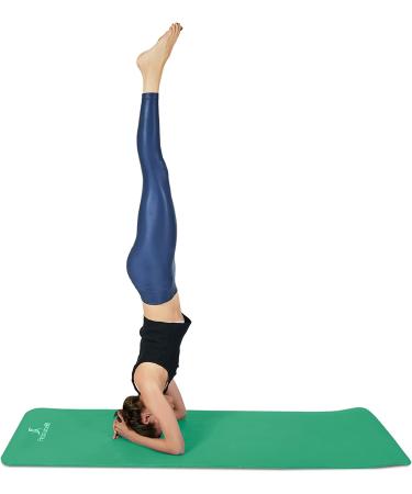 ProsourceFit Extra Thick Non-Slip Yoga Pilates Mat - 71 x 24 Green - Padded Workout Mat for Men and Women - Buy Online on GoSupps.com