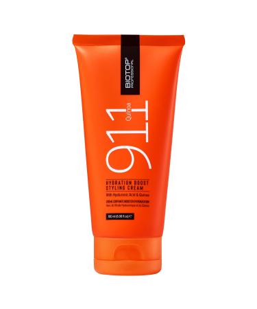 Biotop Professional 911 Quinoa Hydrating Styling Cream - Made with Quinoa and Hyaluronic Acid - Moisturizing and Smoothing for Frizz Control and Hair Styling - (6.08 oz/180 ml)