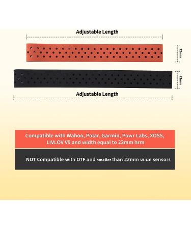 LIVLOV V11 Heart Rate Monitor Armband Replacement Strap - Adjustable 22mm Arm Wrist Band for Polar, Wahoo, Powr Labs, and More - Buy Online on GoSupps.com