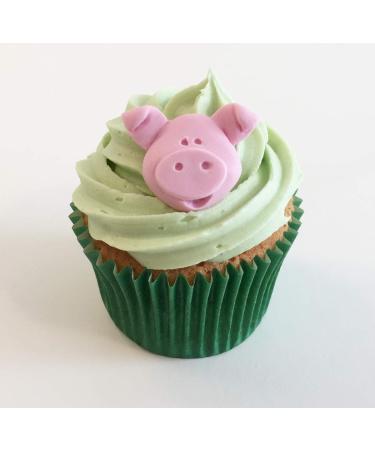 6 Sugar Pig Cake Toppers- Edible Unique & Made with Love & Imagination in The UK!