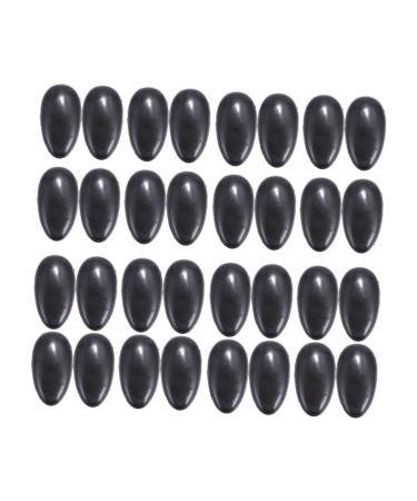 Housoutil 50 Pair Ear Shield Protector Ear Caps for Shower Ear Covers for Shower Ear Covers for Hair Dryer Waterproof Ear Cover Ear Protectors Hair Salon Ear Caps Ear Buds Tool Dedicated 7.5x4cm Black
