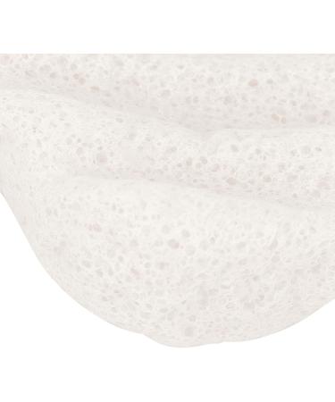Konjac Facial Sponge Cleaner Sponge Made of Vegetable Fiber Clay Sponges for Normal Sensitive Skin Dirty Peeling Bathroom Sponge Dry Condition Long Wave (White) - Buy Online on GoSupps.com